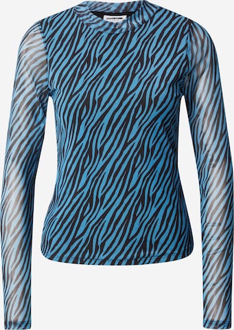 Noisy may Shirt 'CARRIE' in Blauw: voorkant