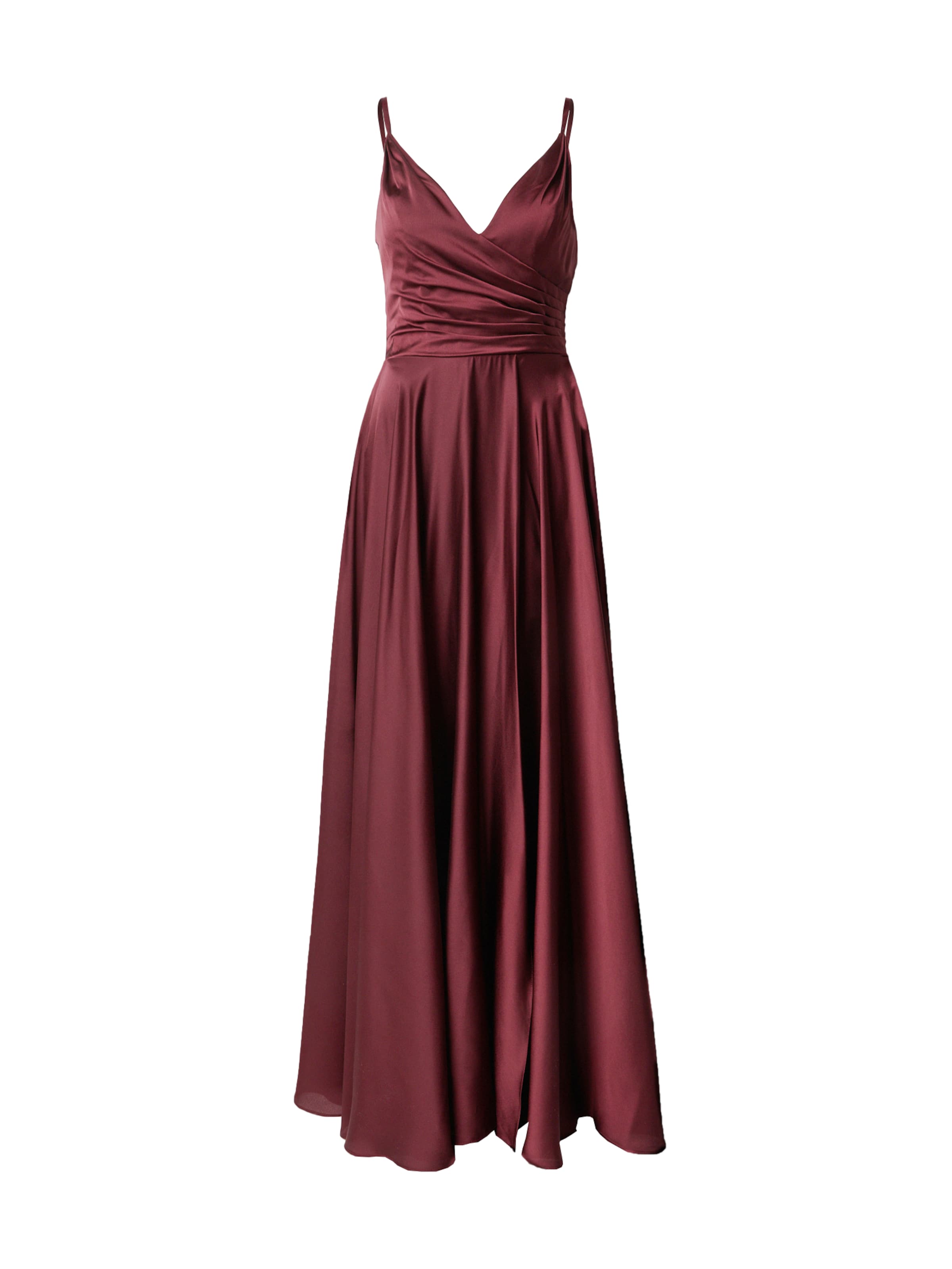 mascara - Vestido de noche en rojo: frente