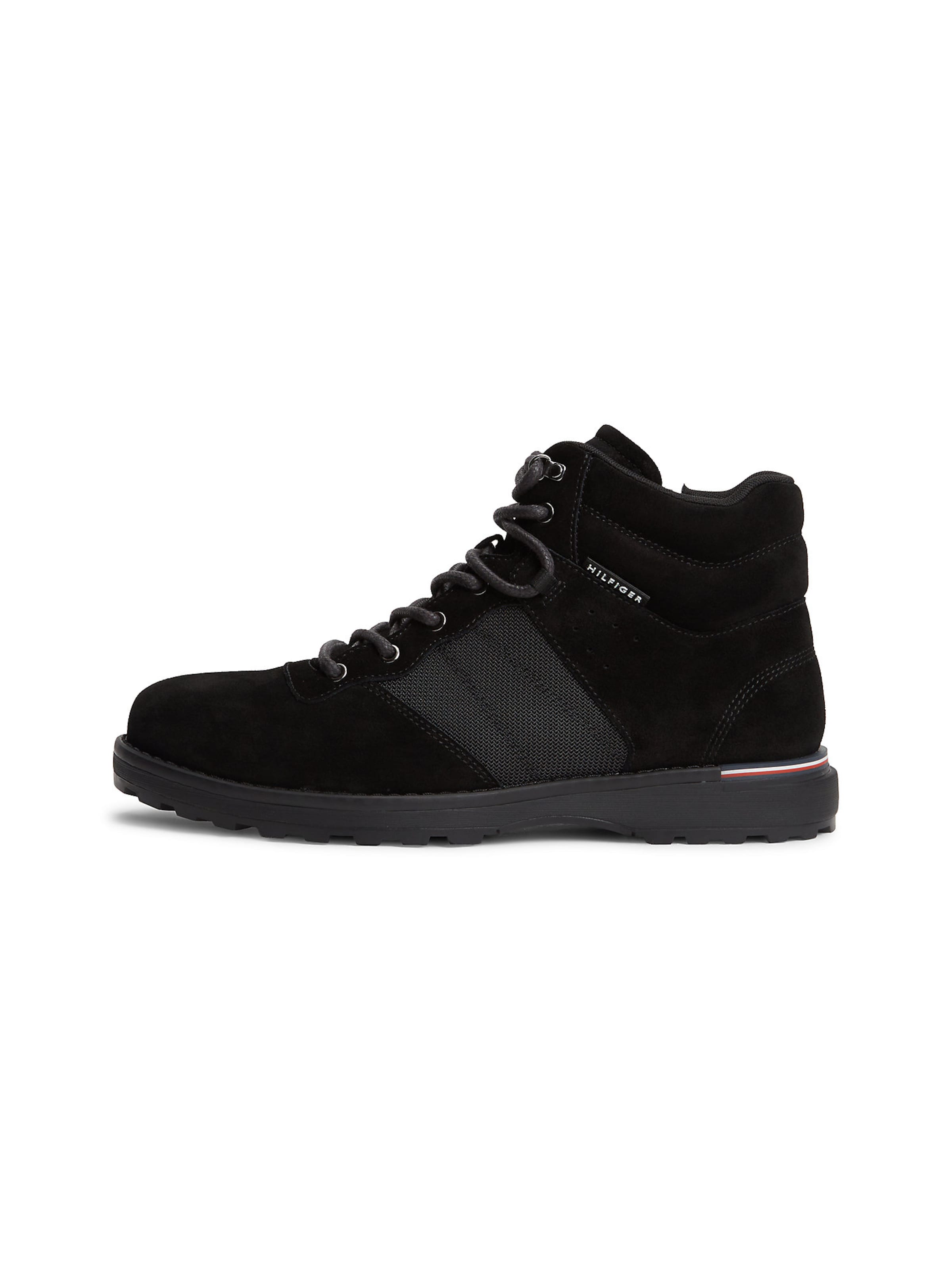 TOMMY HILFIGER Veterboots in Zwart: voorkant