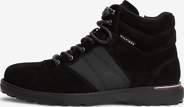 TOMMY HILFIGER Veterboots in Zwart: voorkant