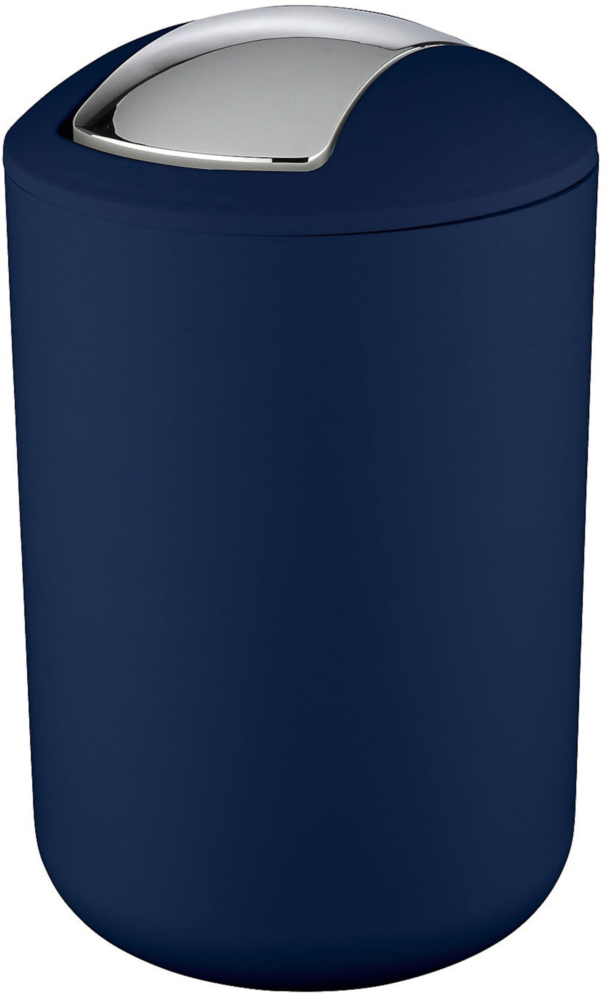 Wenko Mülleimer 'Brasil' in Blau: Vorderseite