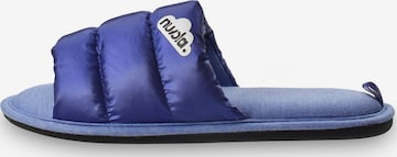Nuvola. Slippers 'Zueco Spring' in Blue: front