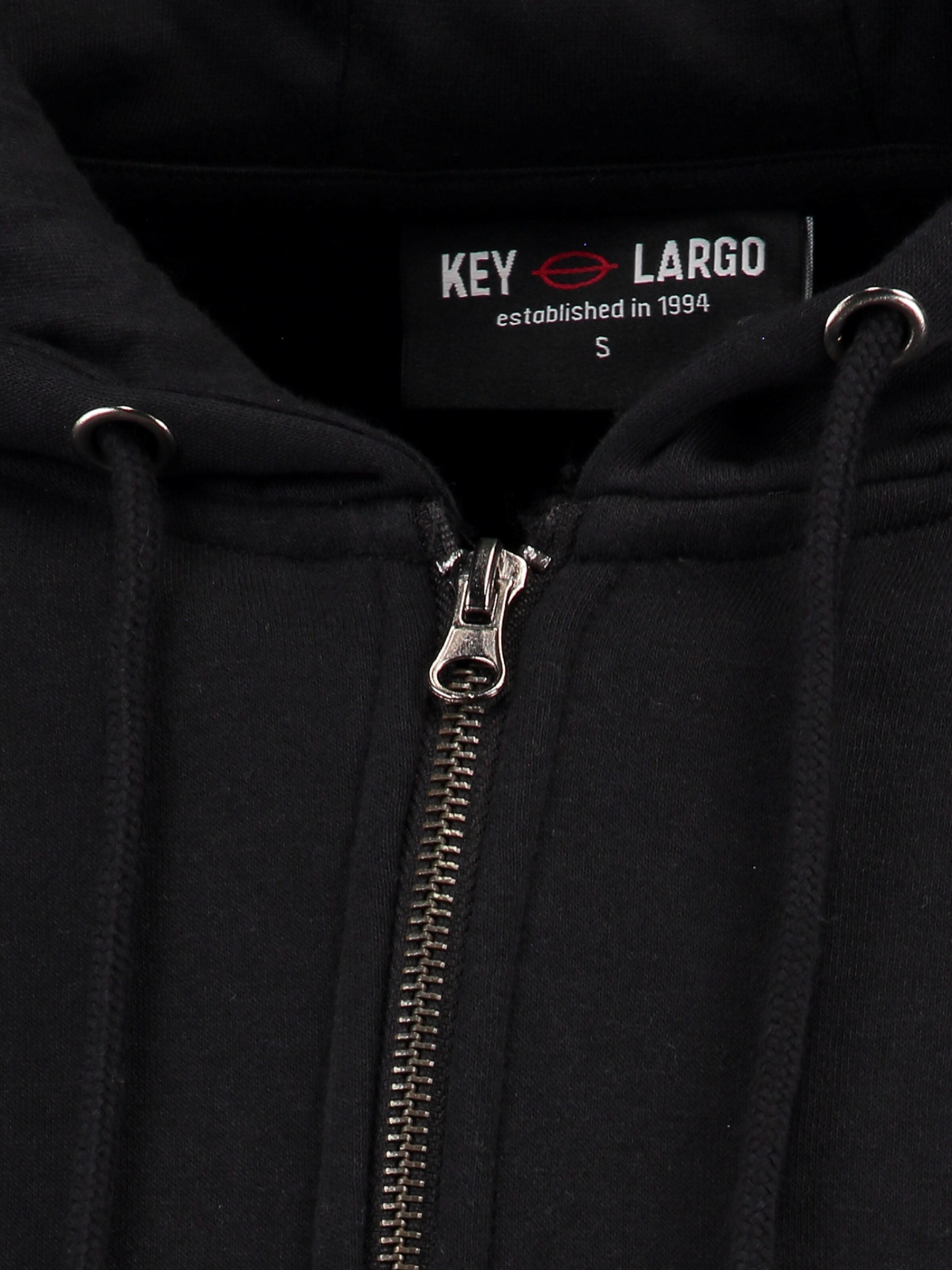 Giacca di felpa 'CONFIDENCE' di Key Largo in nero