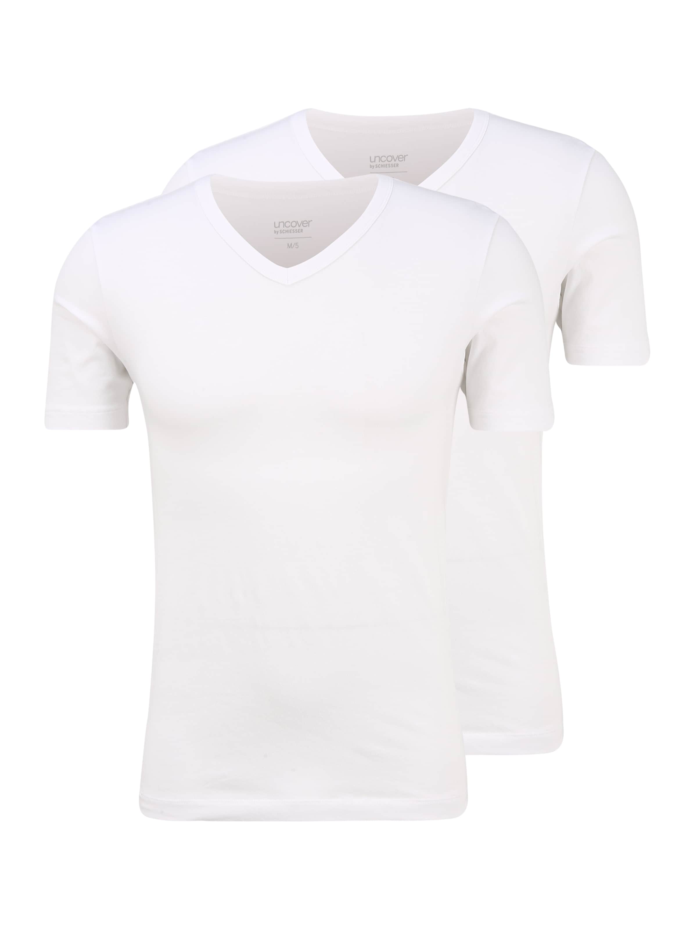 uncover by SCHIESSER Shirt in Weiß: Vorderseite
