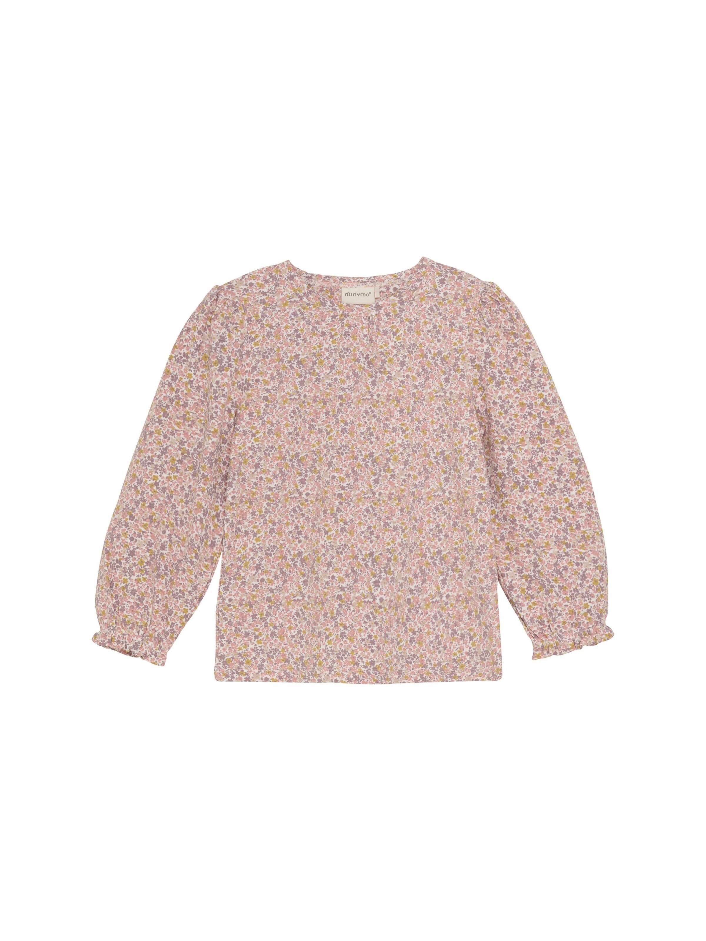 Felpa ' MIT-shirt LS AOP ' di MINYMO in rosa: frontale