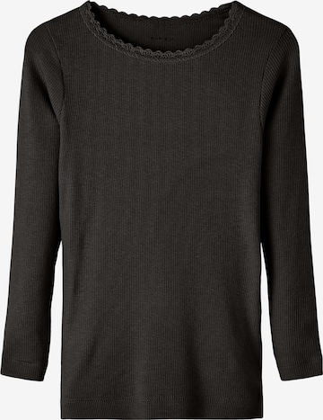 NAME IT - Camiseta 'KAB' en negro: frente