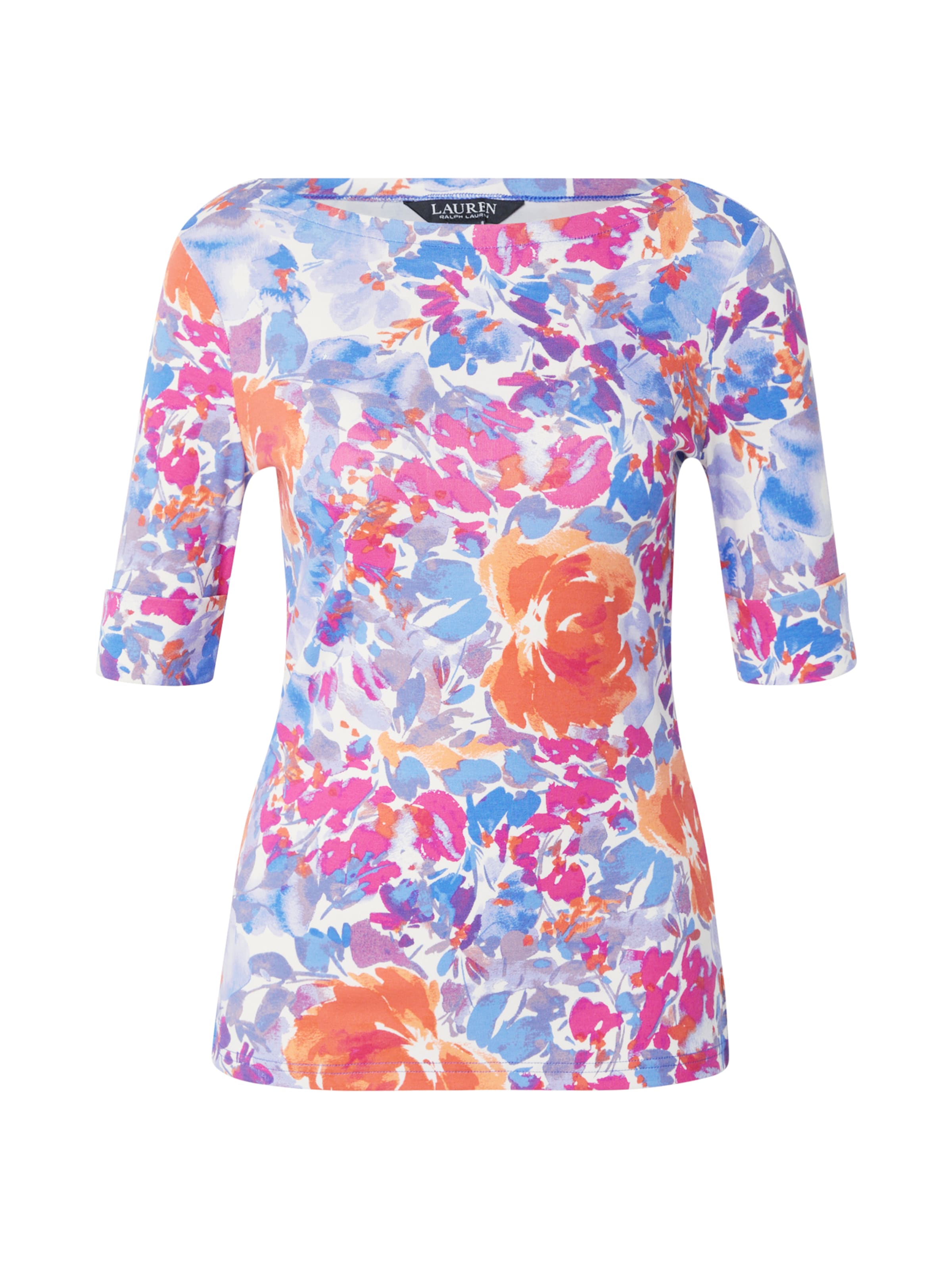 Lauren Ralph Lauren Μπλουζάκι 'Judy' σε ανάμεικτα χρώματα: μπροστά