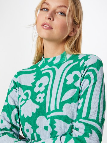 Monki Shirt Dress in Green