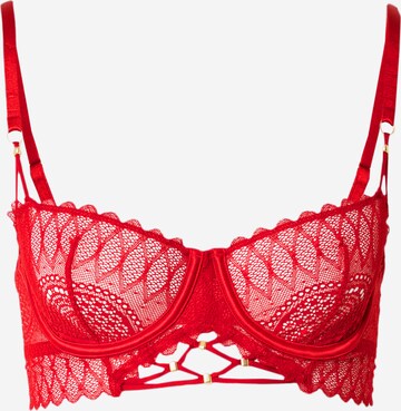 ETAM Balconette Bra 'INTENSE - N.9' in Red: front