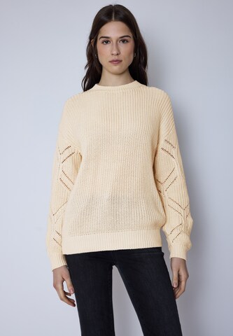 Street One Studio Sweater in Beige: front