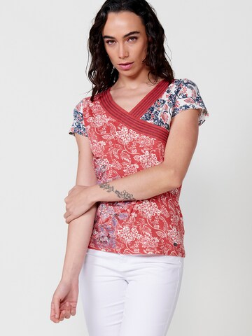 T-shirt KOROSHI en rouge