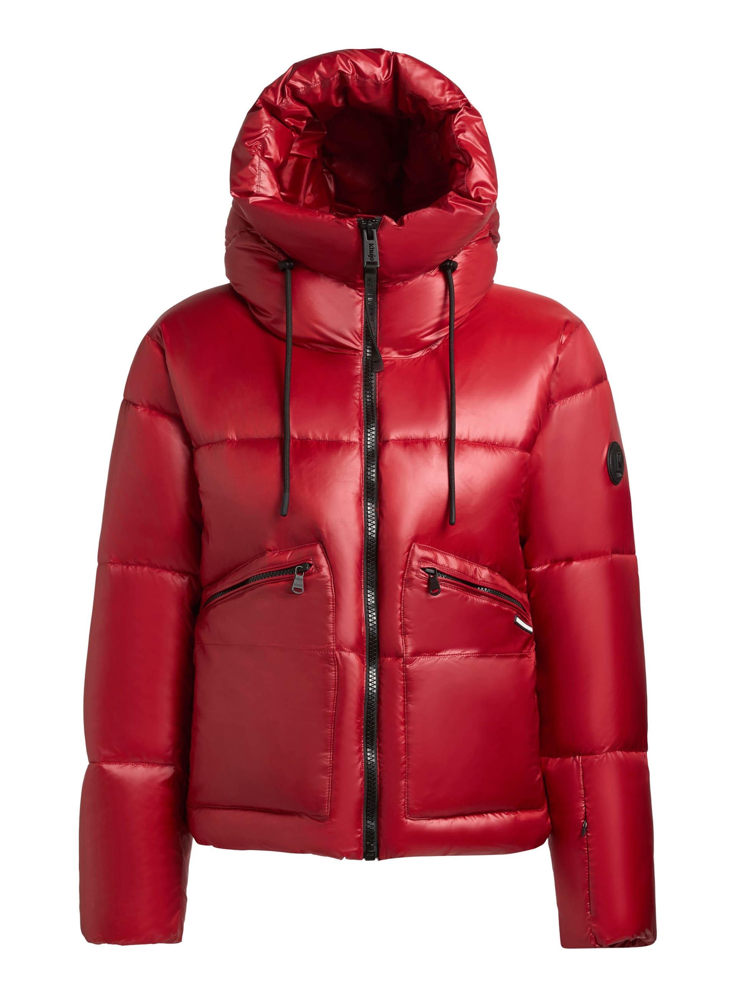 khujo Winterjas 'Luna' in Rood: voorkant