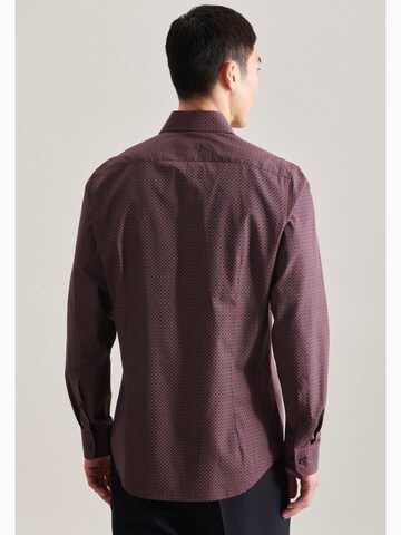 SEIDENSTICKER Slim Fit Hemd in Rot