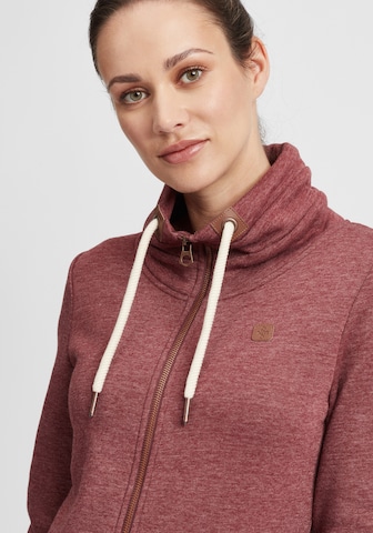 Oxmo Zip-Up Hoodie 'Vicky' in Red