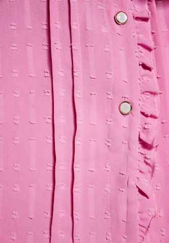 Camicia da donna di faina in rosa