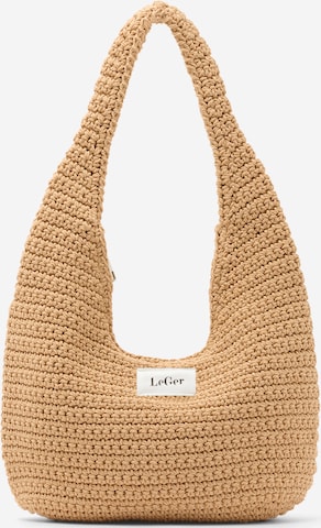 smėlio LeGer by Lena Gercke Rankinė ant peties 'Theodora': priekis