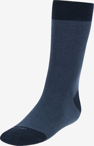 Chaussettes Boggi Milano en bleu : devant
