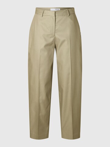 SELECTED FEMME Trousers in Green: front