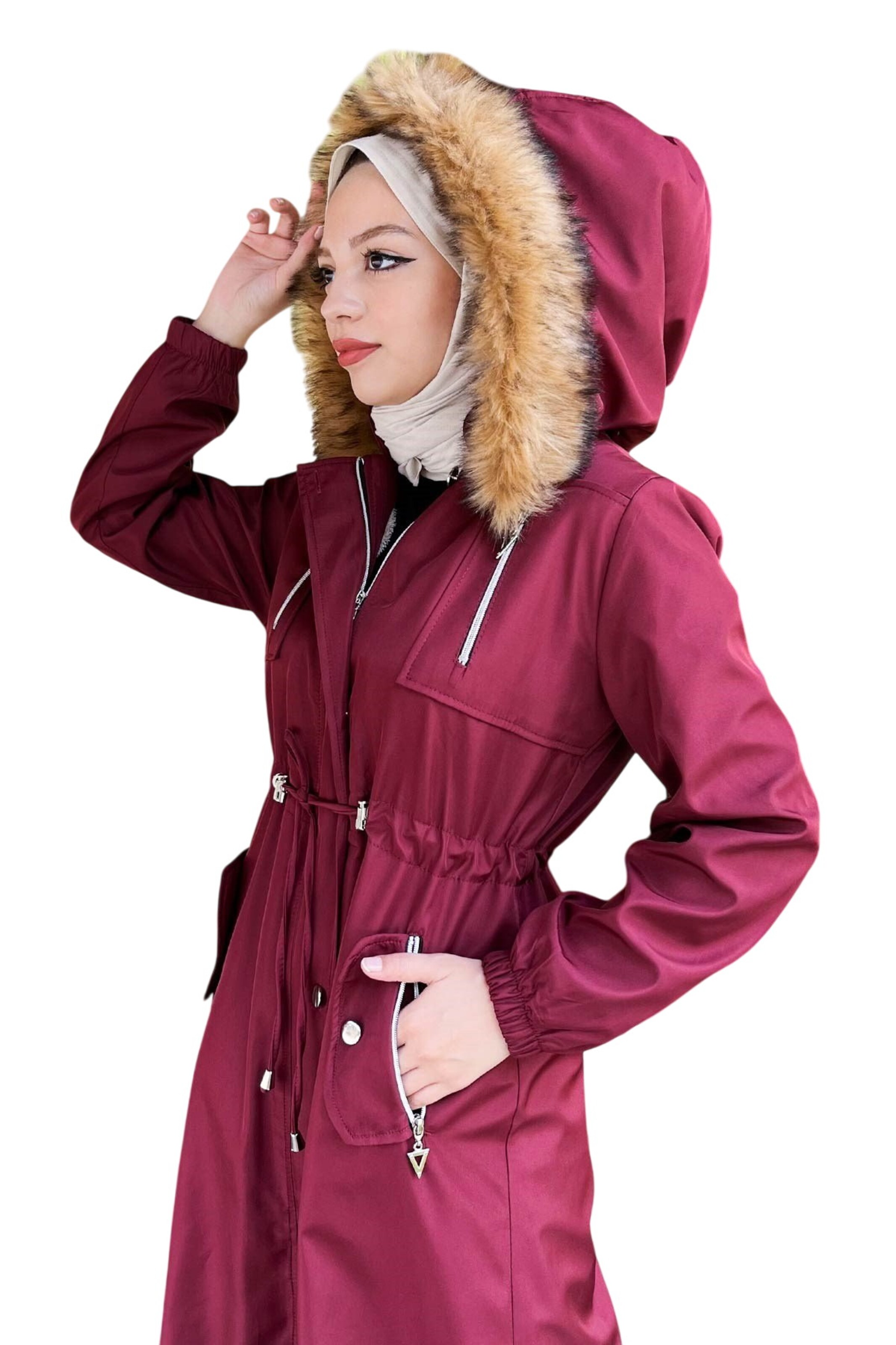 MODAMIHRAM Parka in Rot