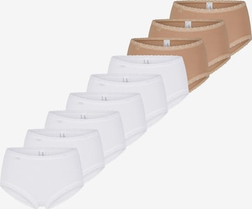 SLOGGI Slip '24/7 Cotton Lace' in Beige: front