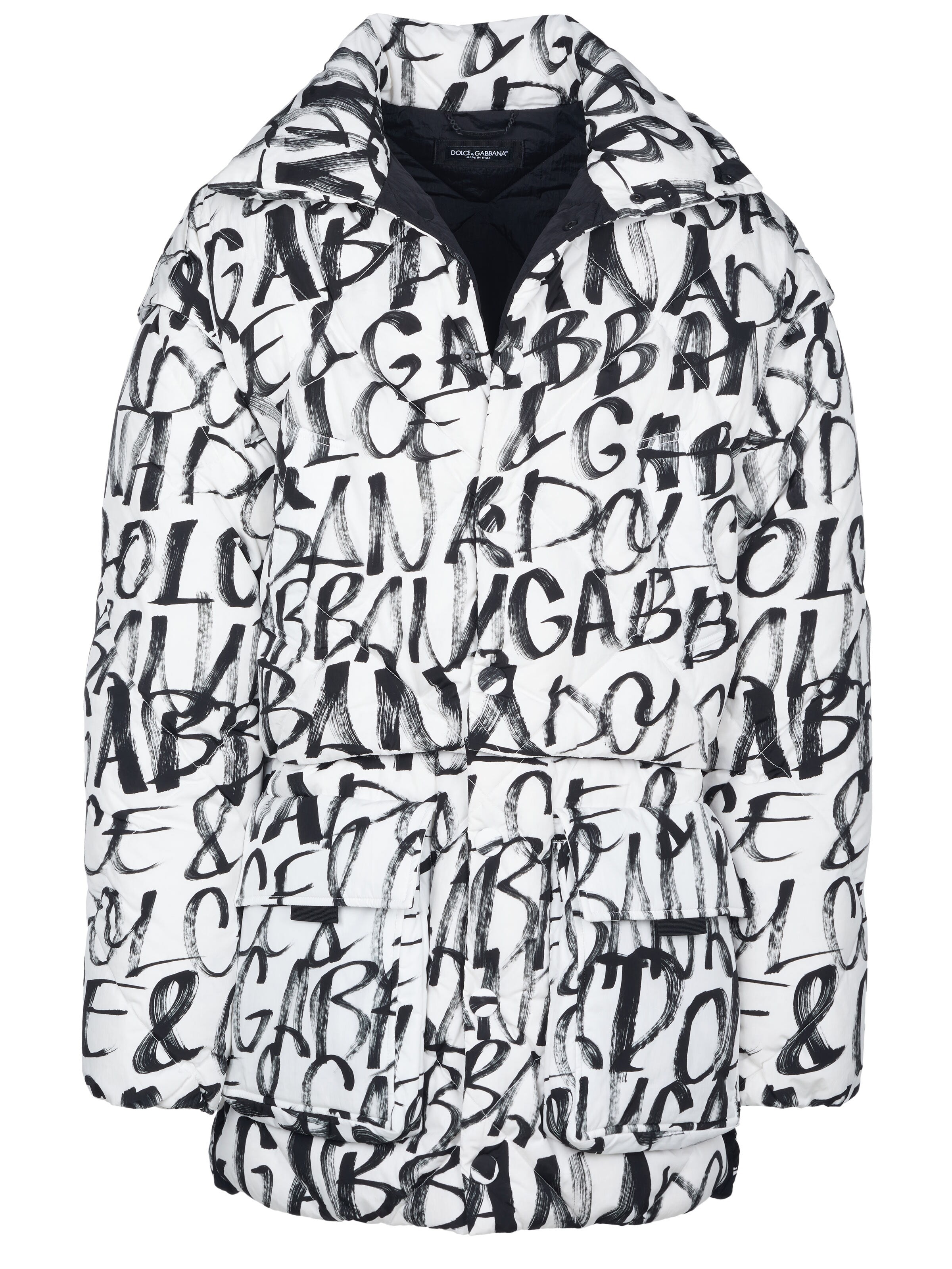 DOLCE & GABBANA Winterjas 'Dolce & Gabbana Jacke' in M in de kleur Wit, Productweergave