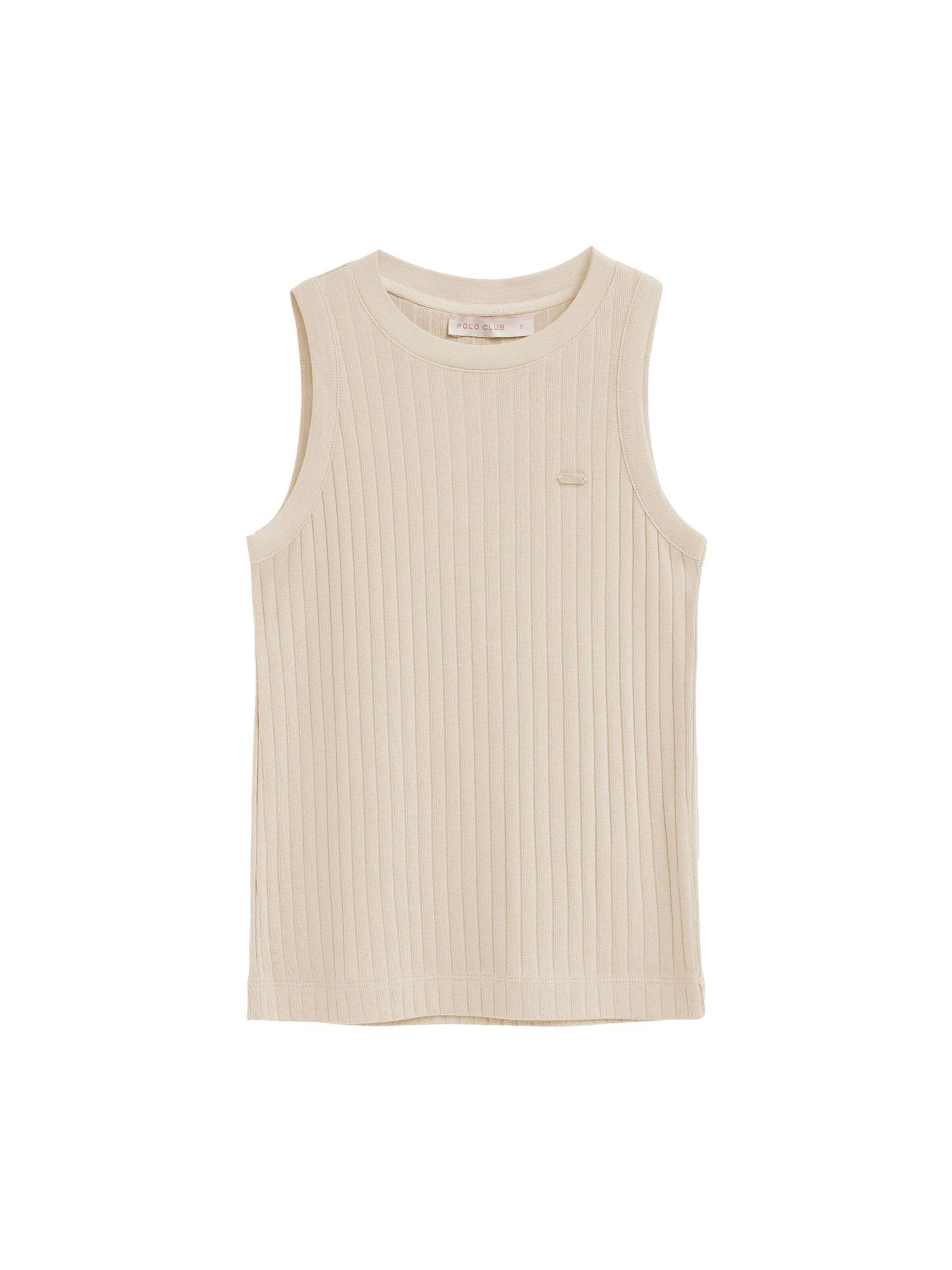 Polo Club T-Shirt 'TAMIKA' in Beige: Vorderseite