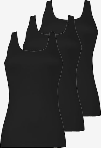 Nina von C. Undershirt 'Daily' in Black: front