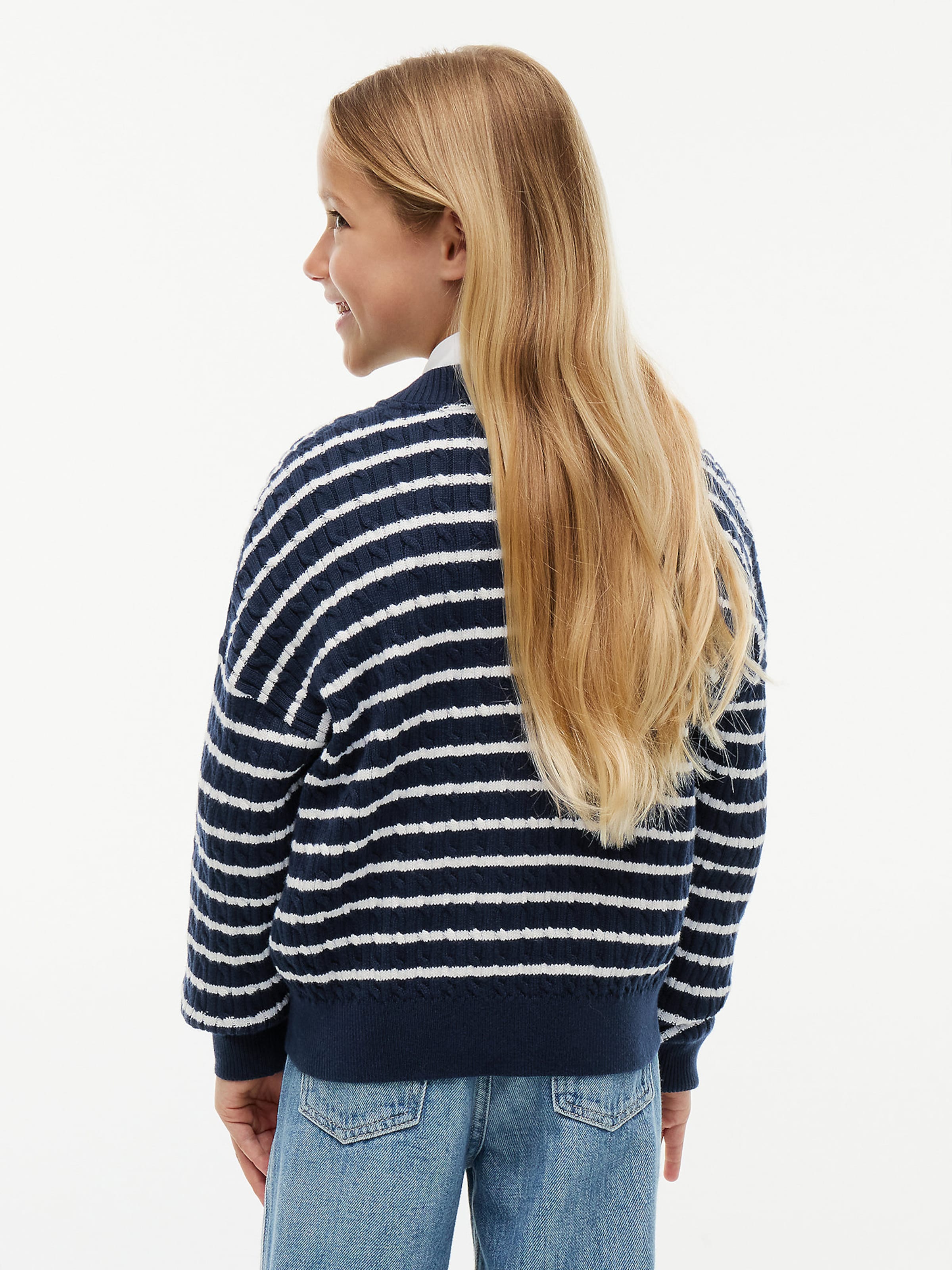 TOMMY HILFIGER Knit cardigan in Blue