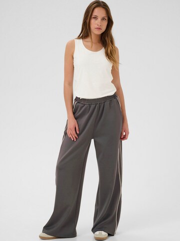 Kaffe Wide leg Byxa 'Cory' i svart