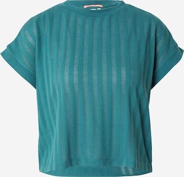 QS T-shirt i blå: framsida