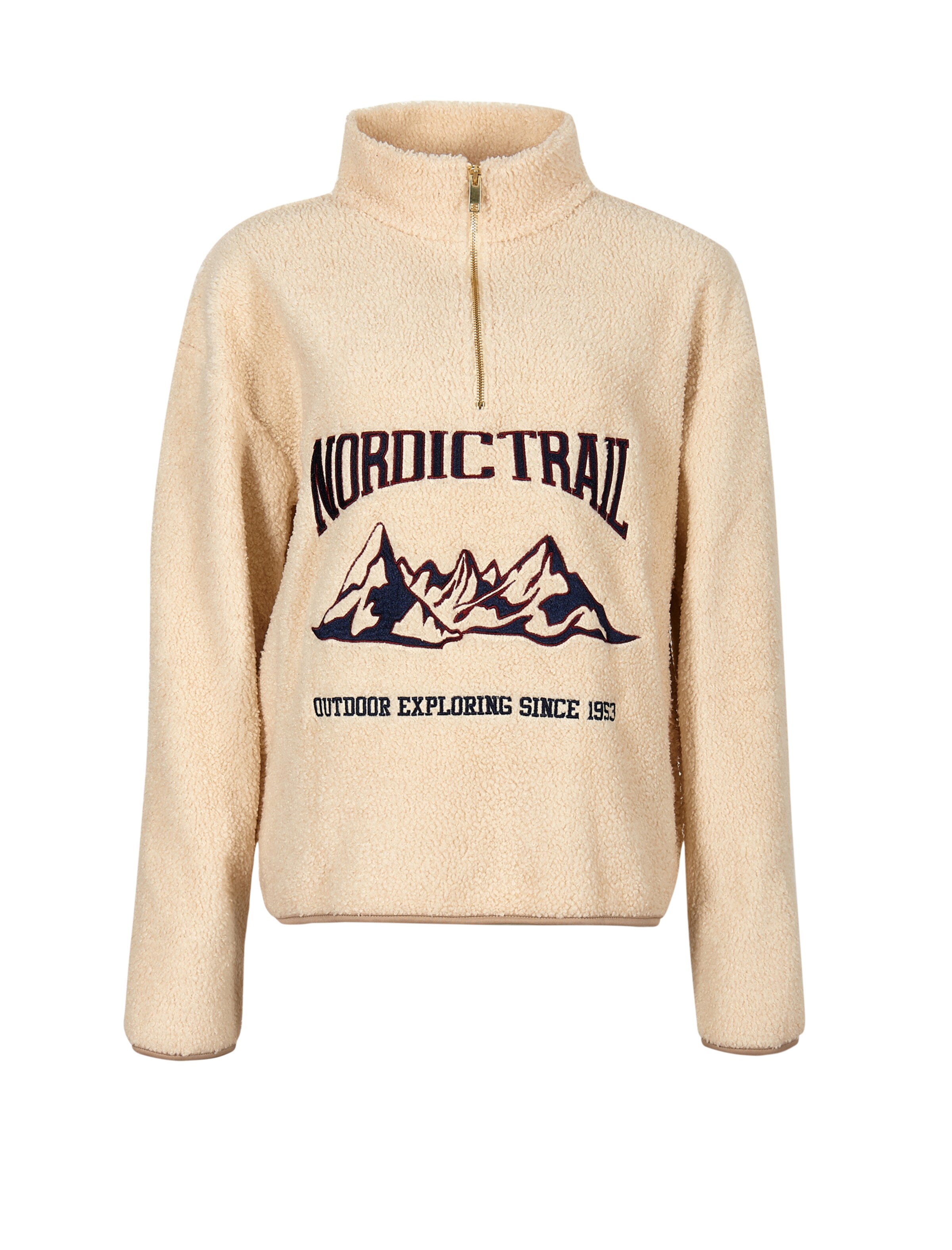 South Beach Sweatjakke i beige: forside