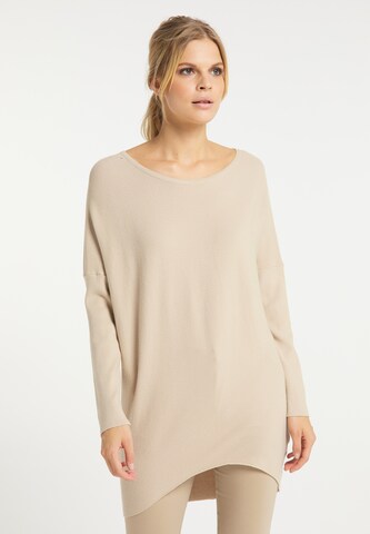 Pull-over RISA en beige : devant