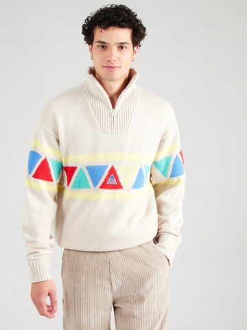 SOS Sweater 'The Windbreaker' in Grey: front