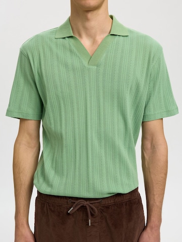 T-Shirt SELECTED en vert