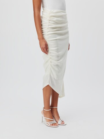 LeGer by Lena Gercke - Falda 'Meline' en blanco