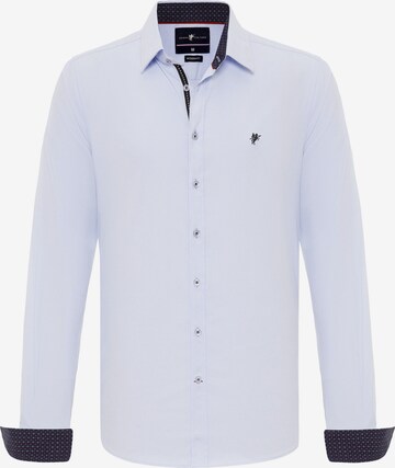 DENIM CULTURE Regular fit Overhemd 'Phi' in Blauw: voorkant