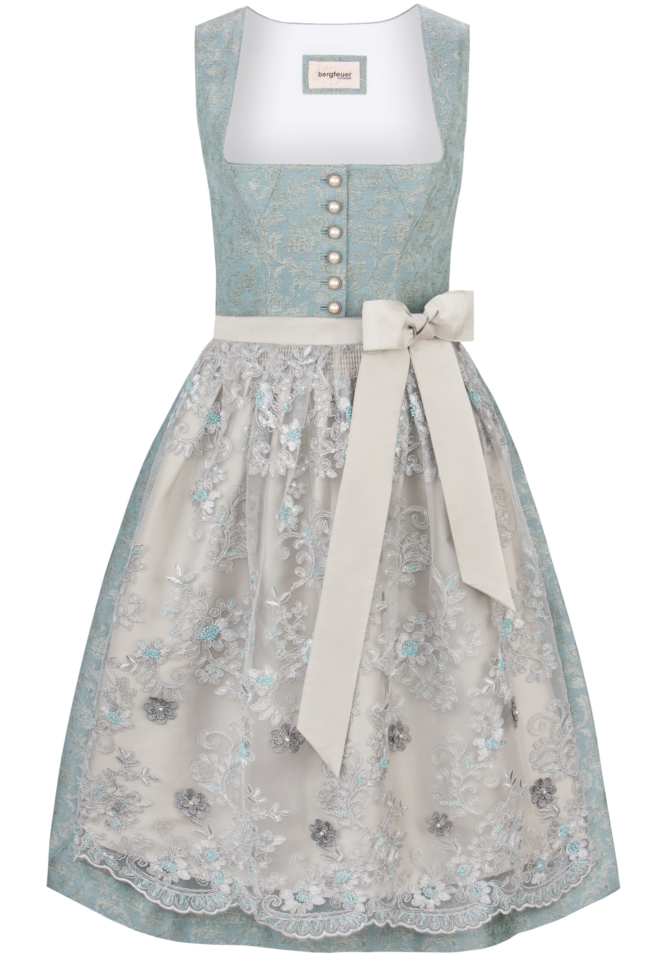 STOCKERPOINT Dirndl 'Camilla' in Blauw: voorkant