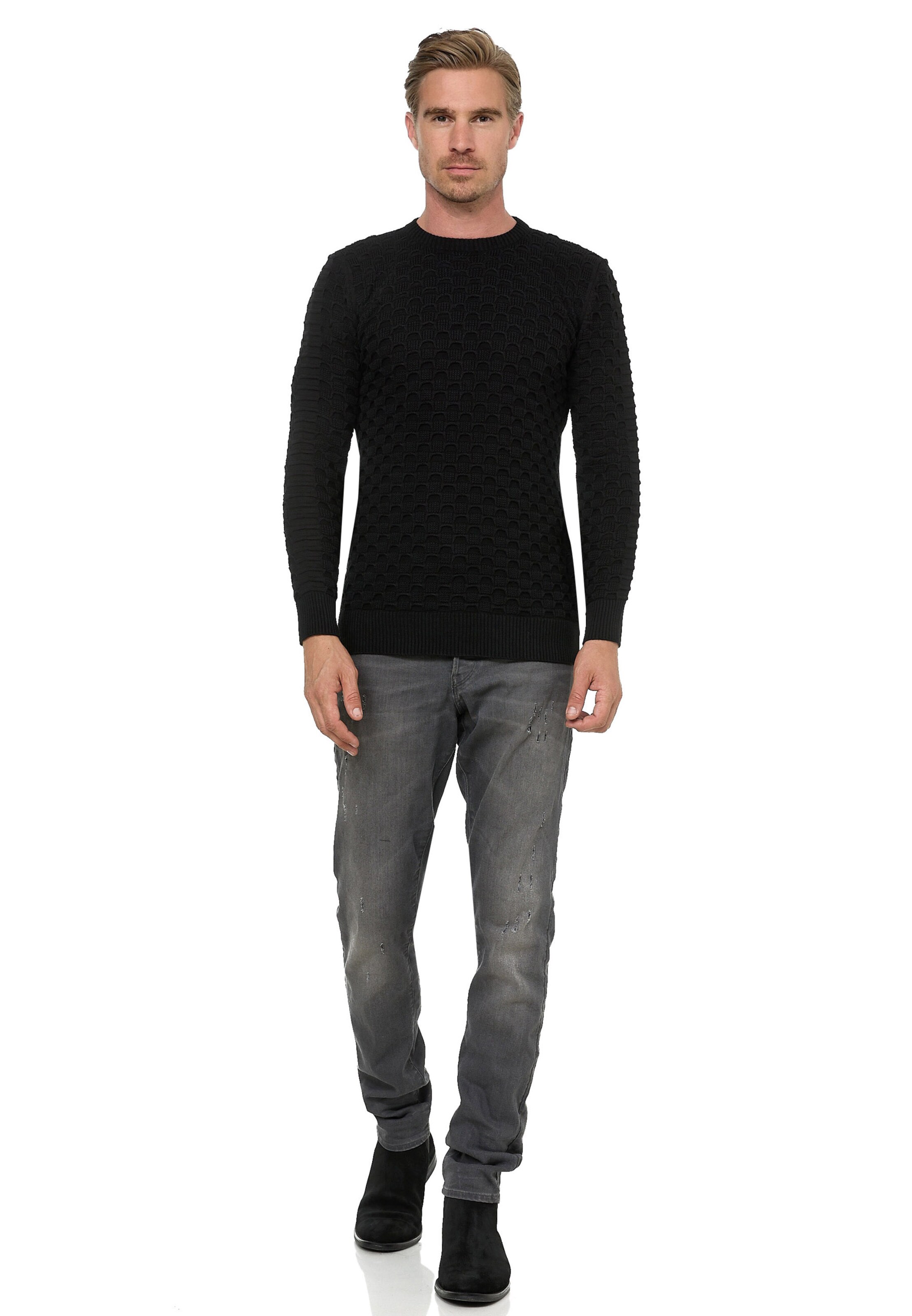 Rusty Neal Pullover in Schwarz