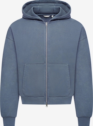 Daily Cotton Sweatjacke 'DCCUENCA' in Blau: Vorderseite