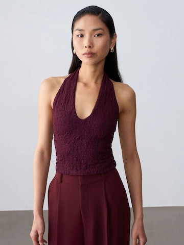 Dilvin - Blusa 'Blusen' em vermelho: frente