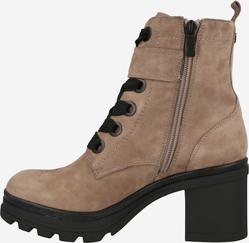 CAPRICE Lace-Up Ankle Boots in Brown