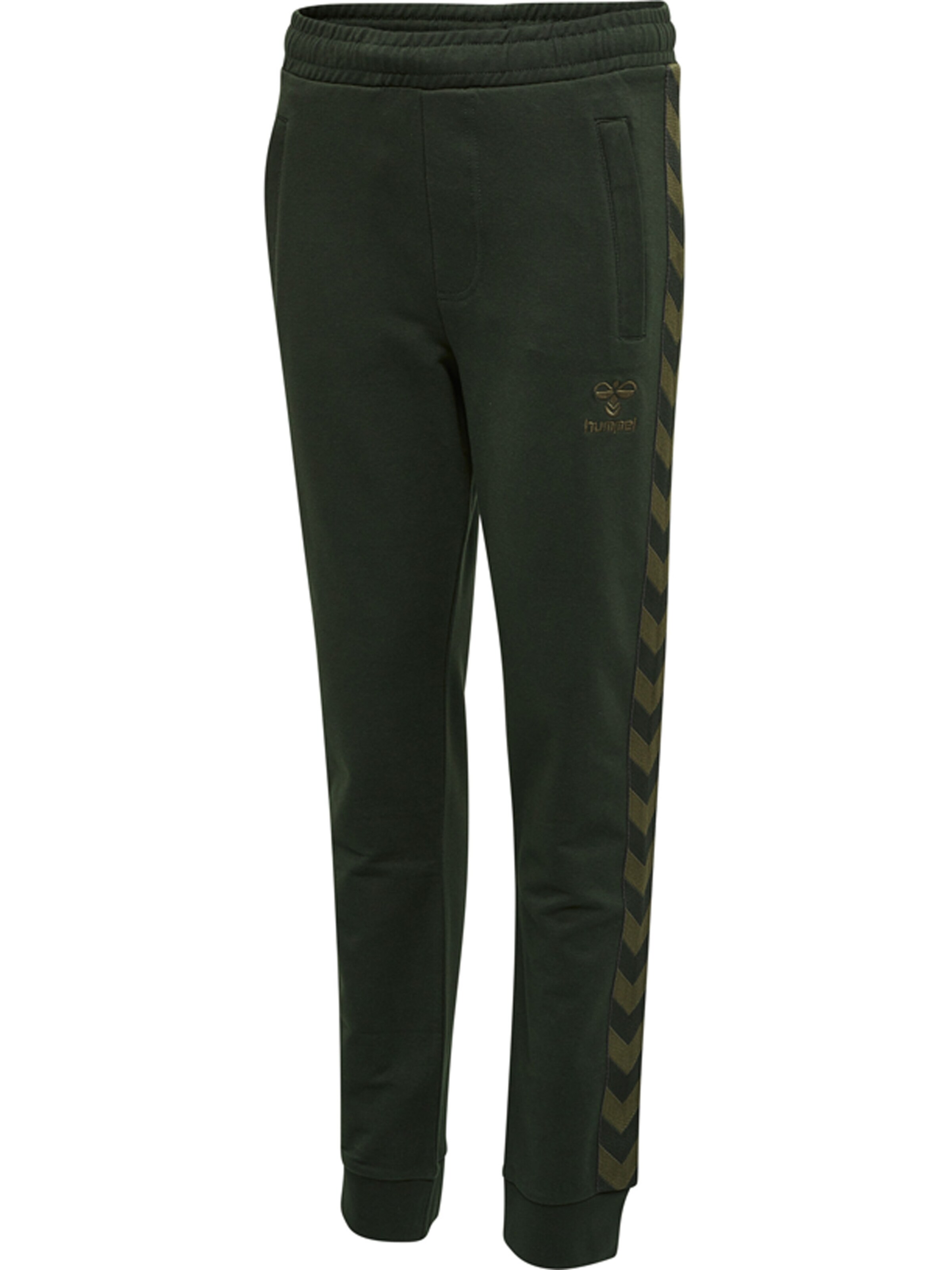 Hummel Tapered Sportbroek 'Move' in Groen