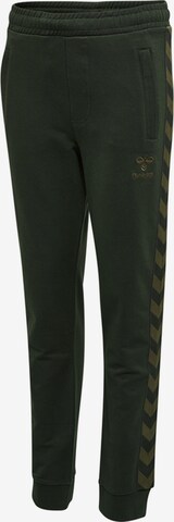 Effilé Pantalon de sport 'Move' Hummel en vert