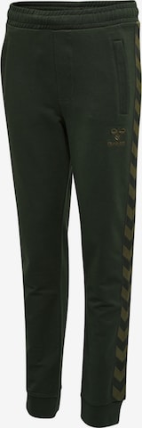 Hummel Tapered Workout Pants 'Move' in Green