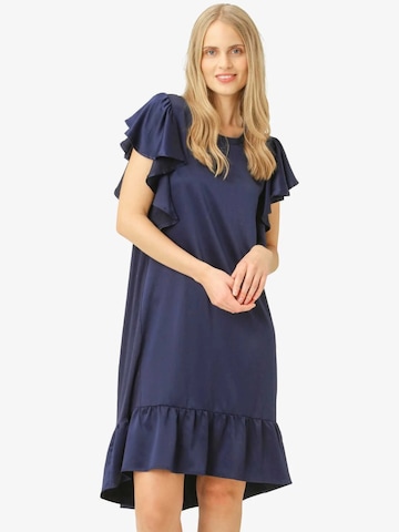 Noa Noa Jurk ' KatieNN Dress ' in Blauw: voorkant