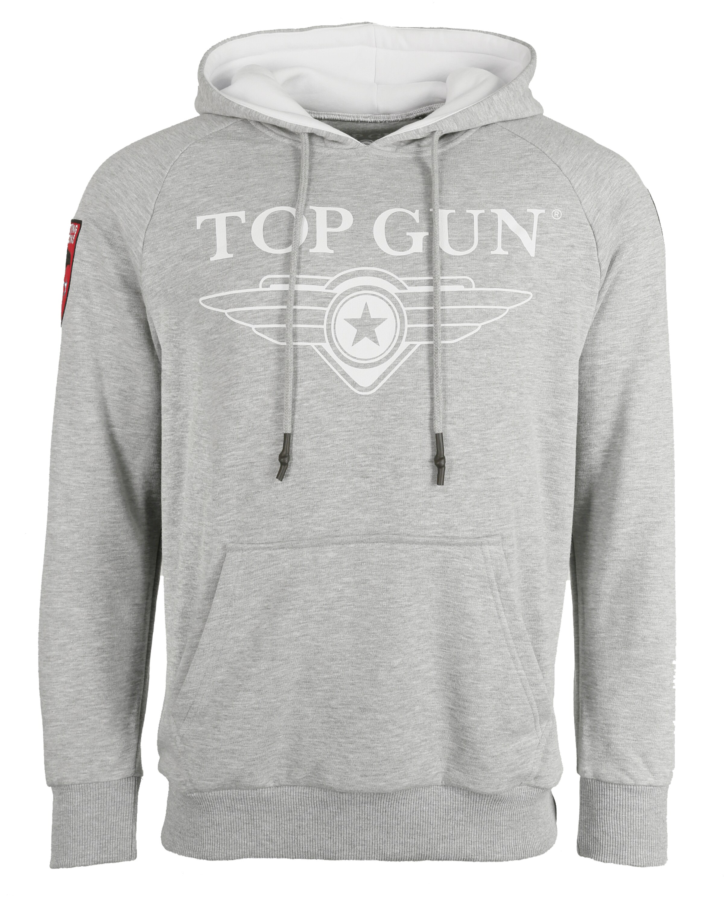 TOP GUN Sweatshirt in Grijs: voorkant