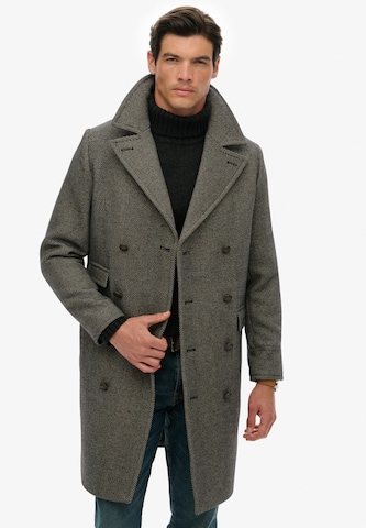 Superdry Between-Seasons Coat 'Merchant Store' in Grey: front