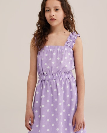 WE Fashion Платье в Лиловый: спереди