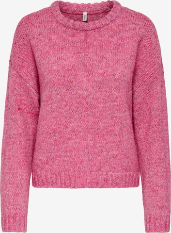 ONLY Sweater 'ONLSMILLA' in Pink: front