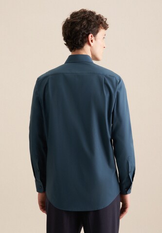SEIDENSTICKER Comfort Fit Businesshemd in Blau